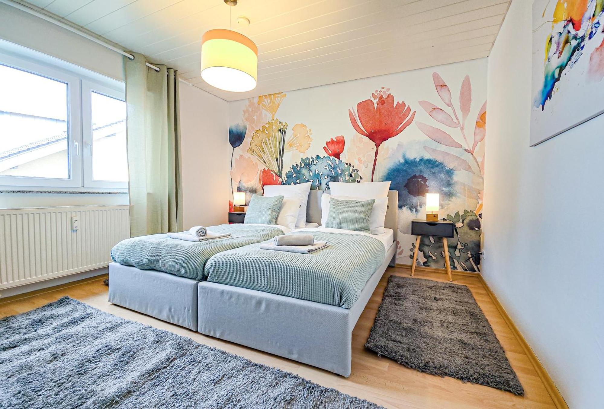 Star-Apartment - Calm, Spacious & Garden, 120M2 Nußloch المظهر الخارجي الصورة